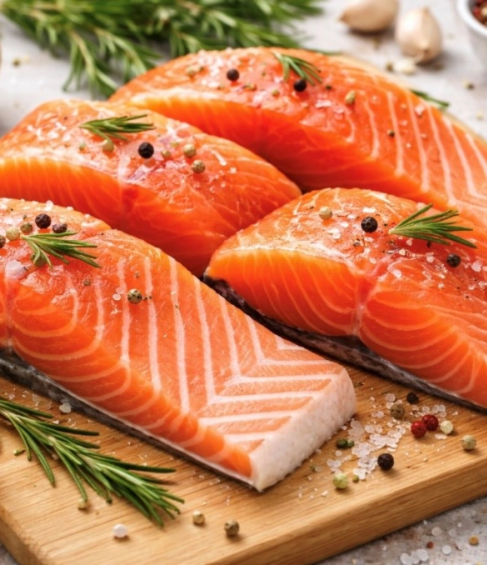 Losos porce s kůží